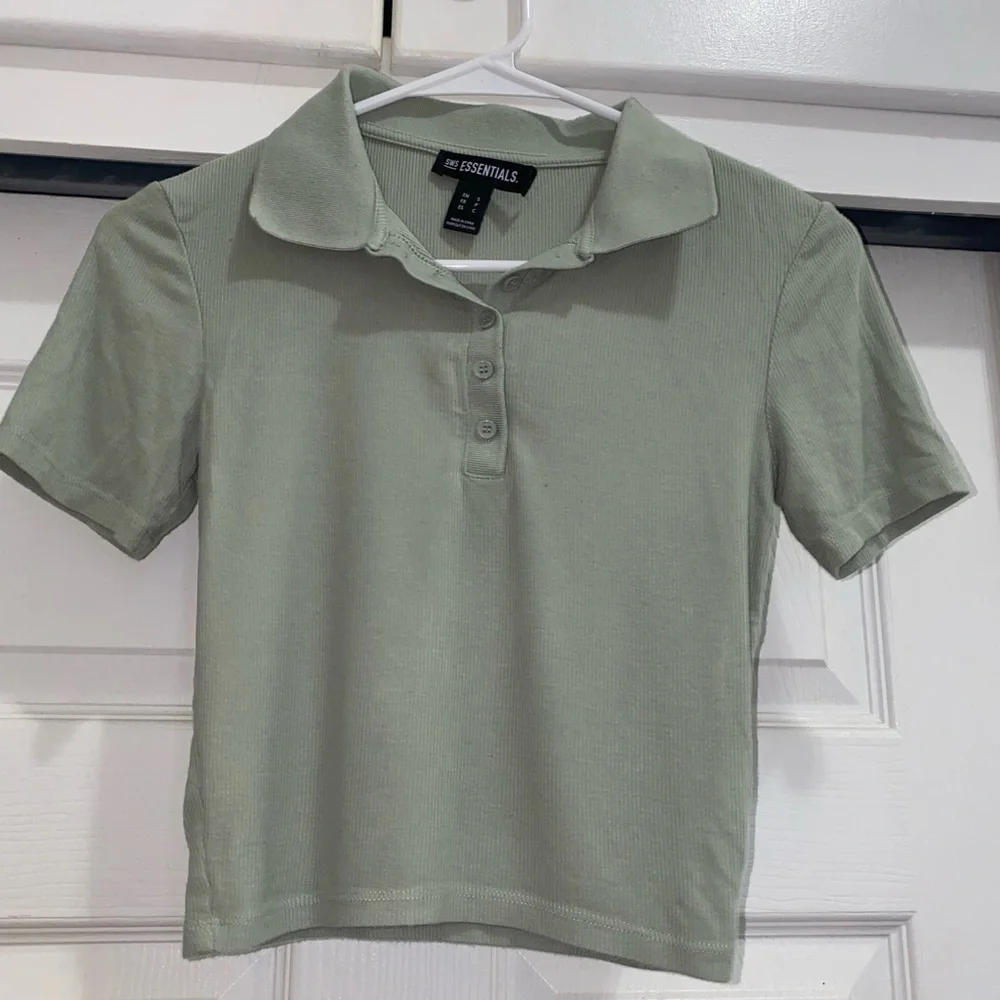 Streetwear Society Light Green Polo Top - Picture 2 of 2